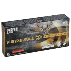 Federal .243 Win. (blyfri) 5,5g/85gr. Trophy Copper