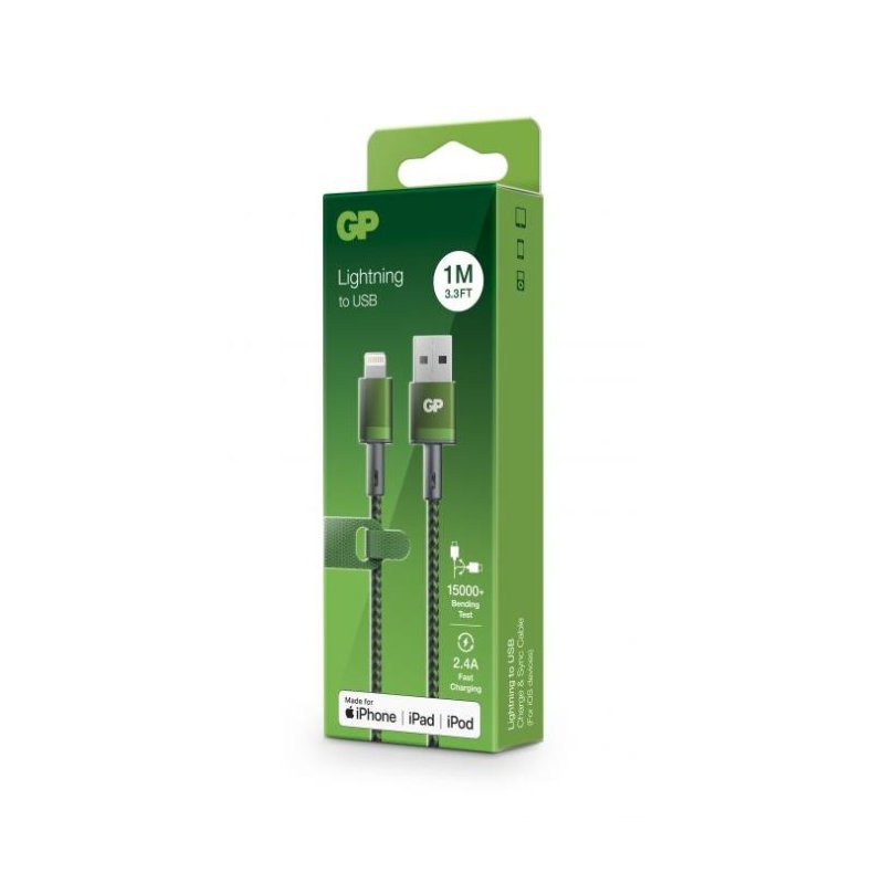 GP USB-kabel CL1B USB-A til Apple Lightning