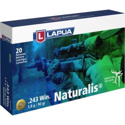 Lapua .243 Win (Blyfri) 5,8g Naturalis