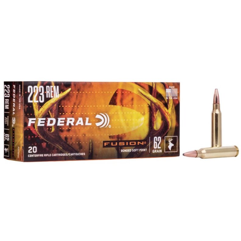 Federal .223 Rem. 4,0g/62gr. Fusion