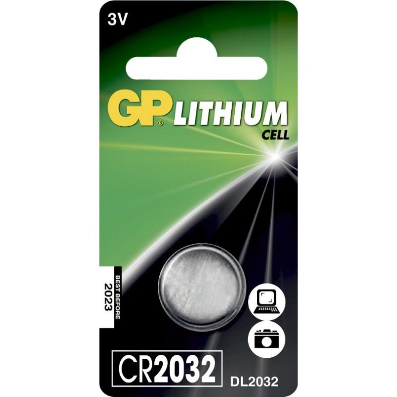 GP CR2032 1 stk. Lithium Batteri