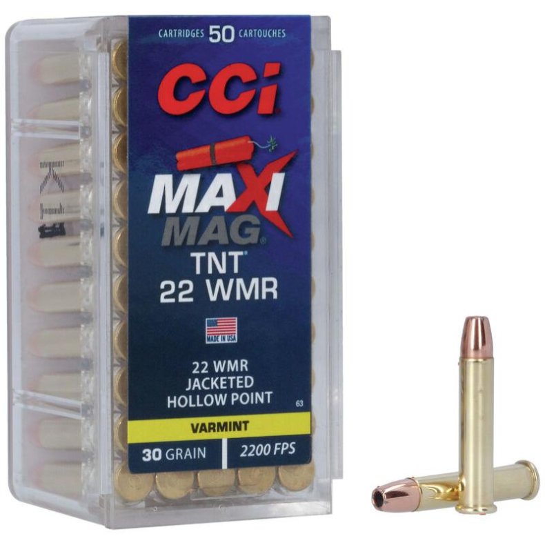 CCI 22WMR Maxi Magnum 30gr TNT JHP