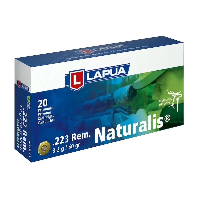 Lapua .223 Rem 3,2g Naturalis Blyfri