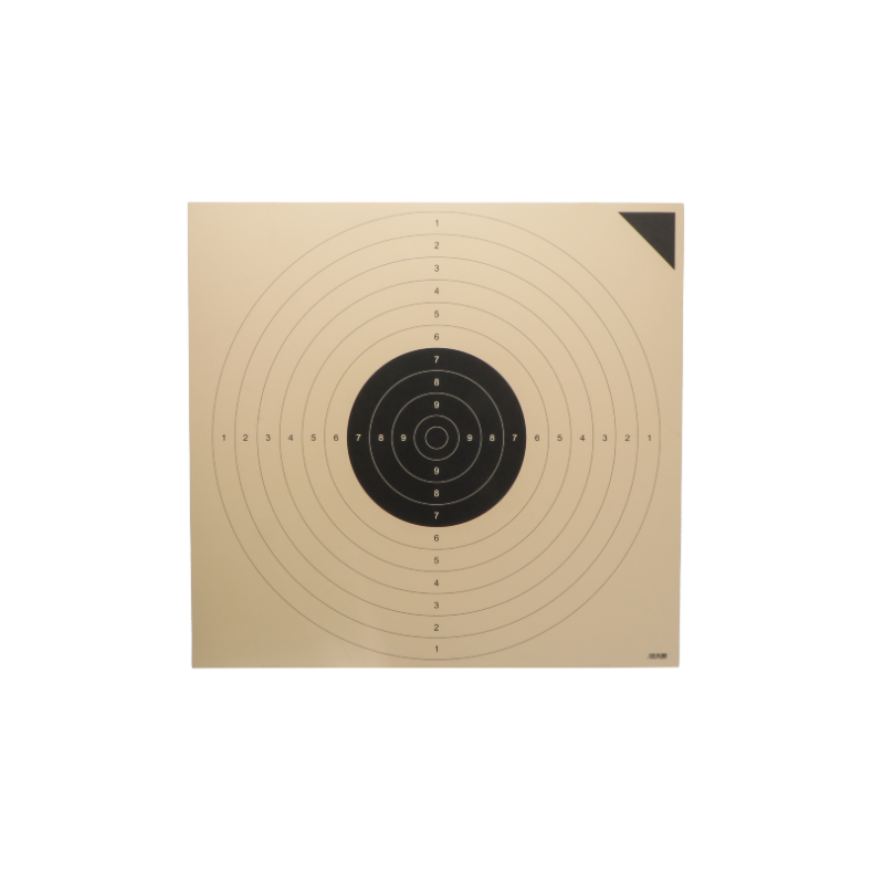 Skydeskive 25M ISSF pistol 55 x 52 cm 125 stk