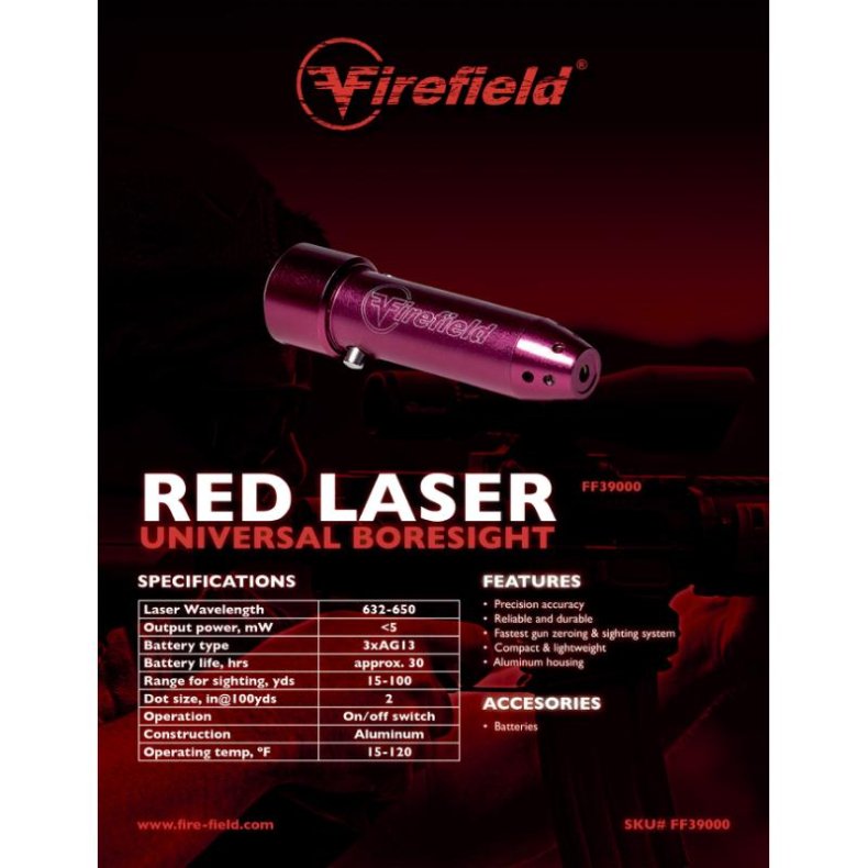 Laserpatron Universal Boresigh Firefield