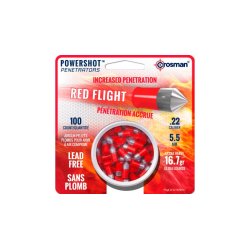 Crosman Red Flight blyfri hagl 5,5MM 1,09g. (100 stk d�se)