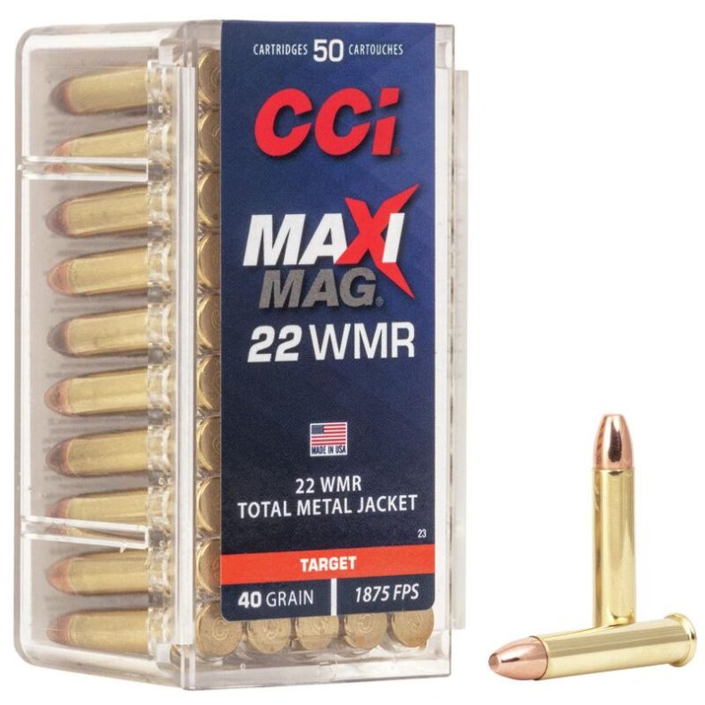 CCI 22WMR Maxi Magnum 40gr TMJ