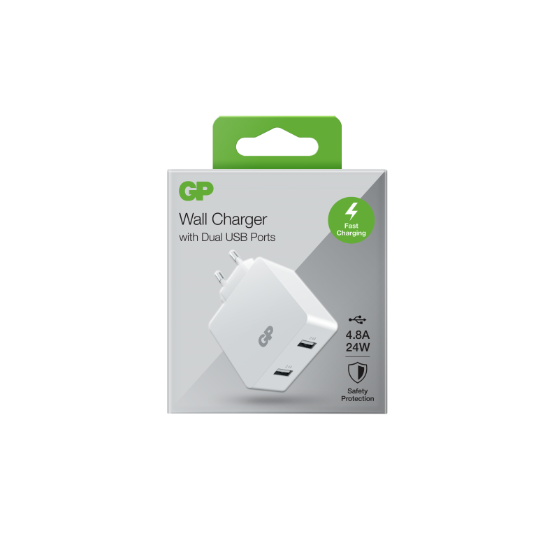 GP Oplader WA42, USB x 2