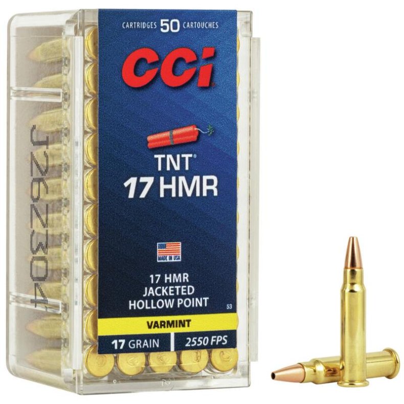 CCI 17HMR 17gr TNT Hollow Point 