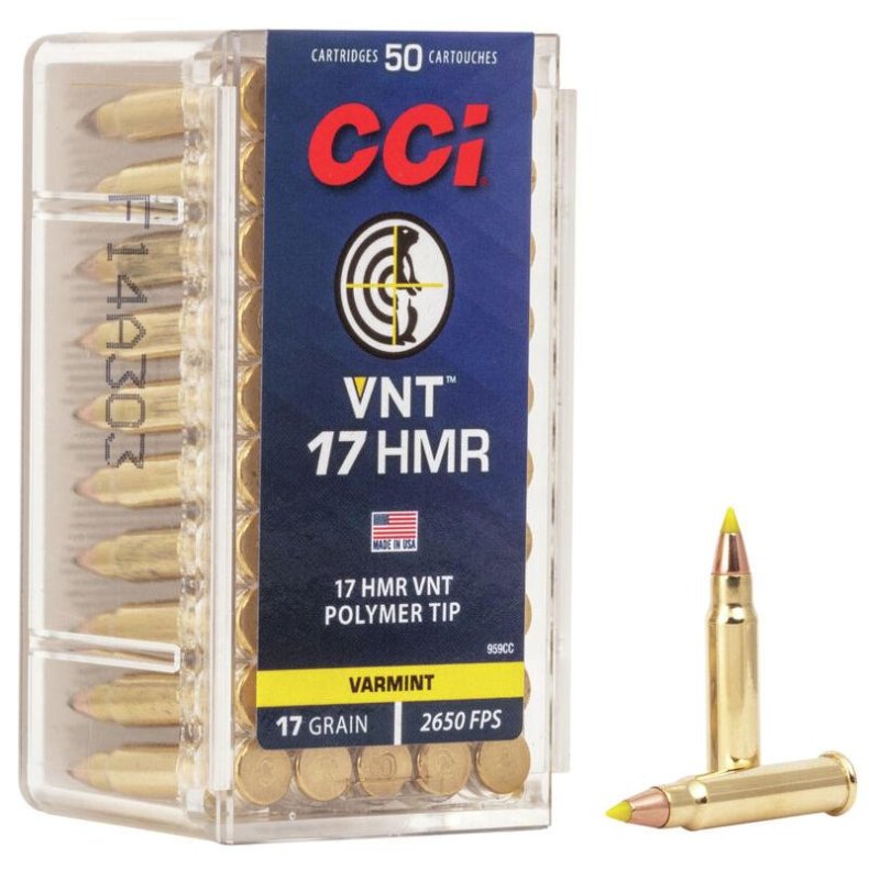 CCI 17HMR 17gr VNT Tipped 