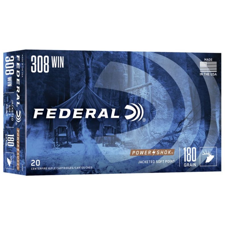 Federal .308 Win11,7g/180gr. SP "Po