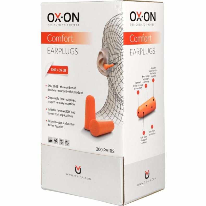 Earplugs OX-ON comfort 200 par