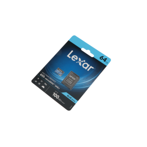 Micro SD-kort 64 GB m/adapter (V30) U3 R95/W45 Lexar 633X