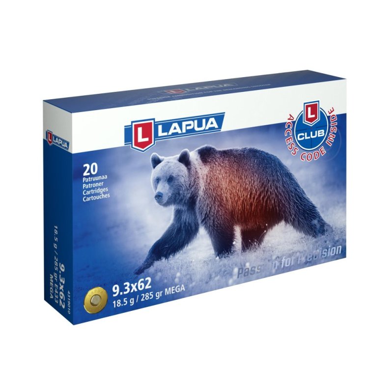 Lapua 9,3 x 62 18,5g Mega