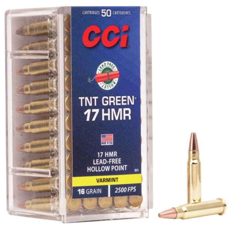 CCI 17HMR *Blyfri* 16gr TNT 