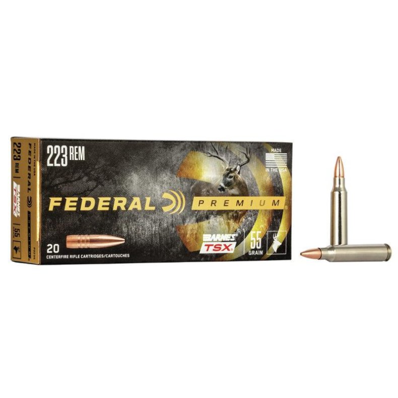 Federal .223 Rem.3,6g/55gr. Barnes TSX