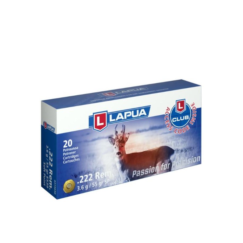 Lapua .222 Rem 3,6g SP