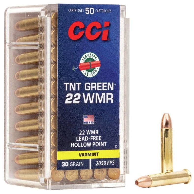 CCI 22WMR *Blyfri* 30gr TNT 