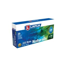 Lapua .222 Rem (Blyfri) 3,2g Naturalis