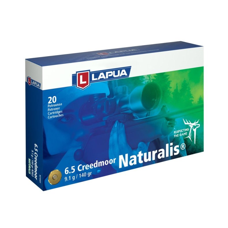 Lapua 6,5 Creedmoor (Blyfri) 9,1g/140gr Naturalis