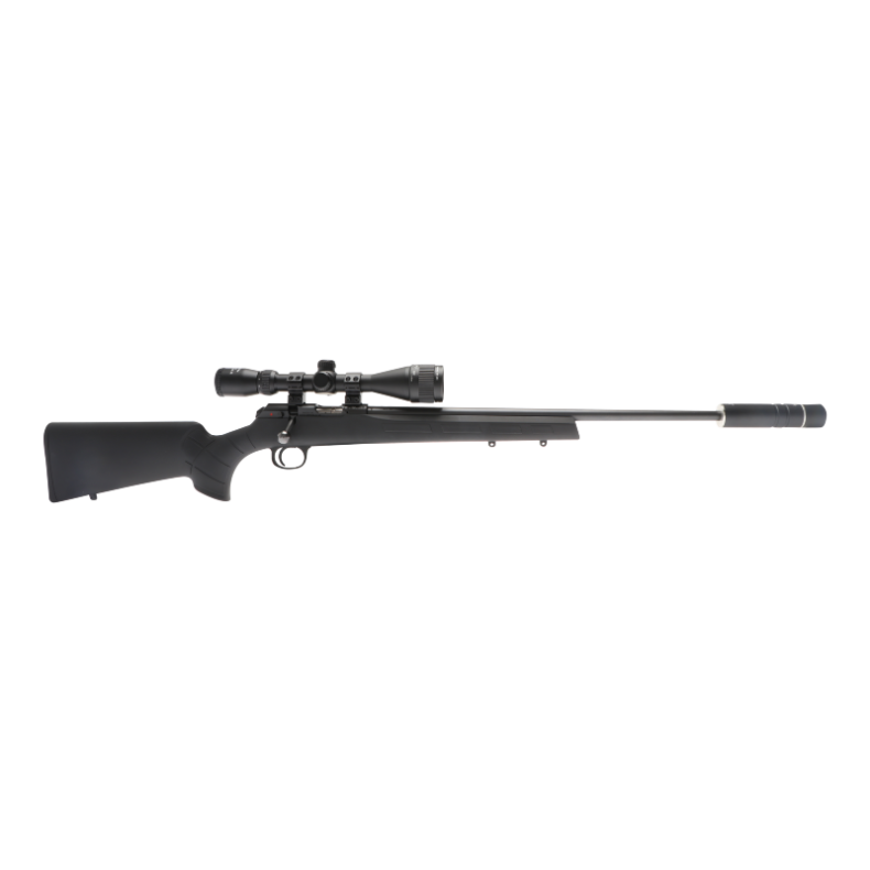 CZ 457 Synthetic kal. 22lr. incl. Nikko Stirling 3-9X40 Mountmaster og Aimsport lyddmper