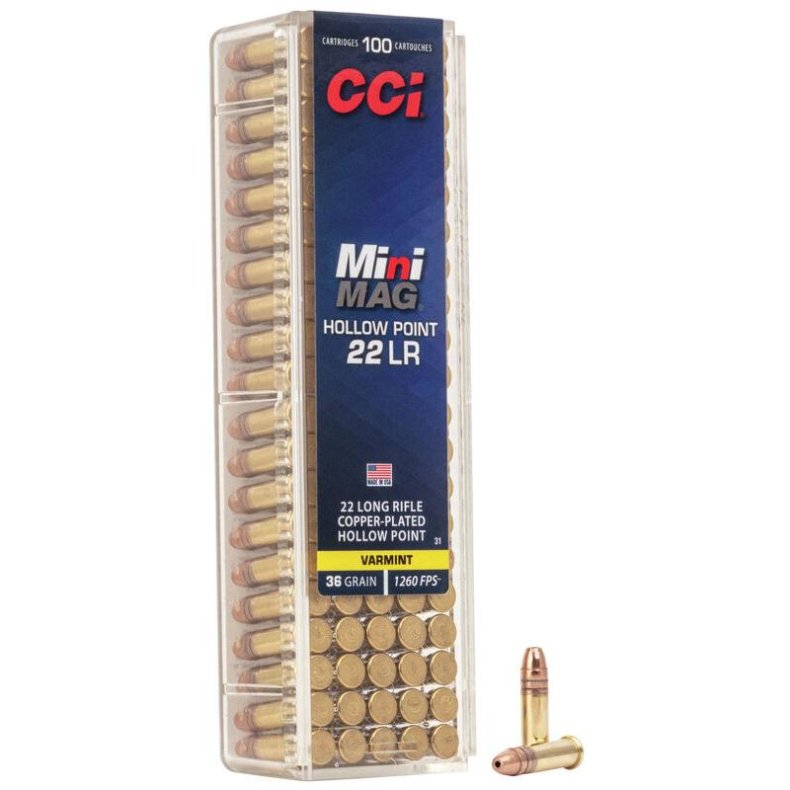 CCI 22lr. Mini Mag 36gr HP 