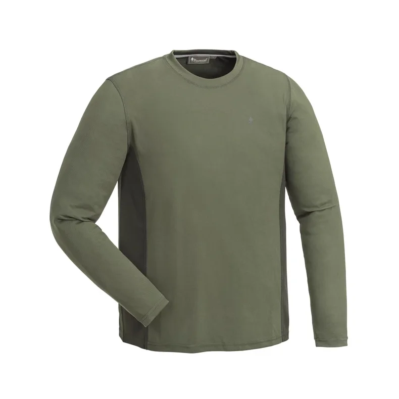 Pinewood L/S T-shirt Mid Green 