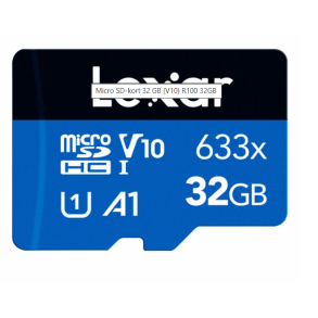 Micro SD-kort 32 GB (V10) R100 32GB