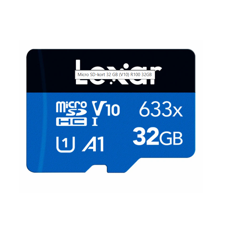 Micro SD-kort 32 GB (V10) R100 32GB