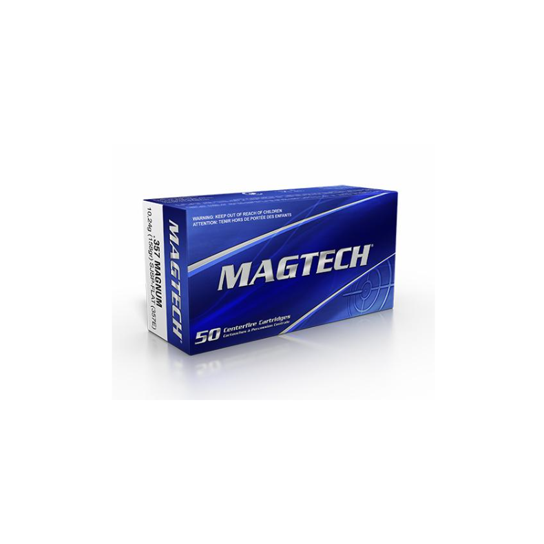 cal. .357 MAG SJSP FLAT 158gr 357E