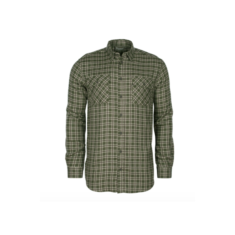 Pinewood Lappland Wool Shirt � Moss Green